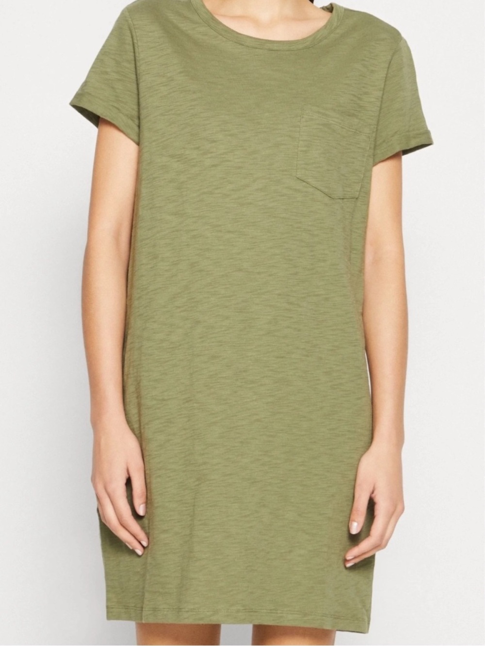 GAP Olive Green Midi T-Shirt Dress size xs